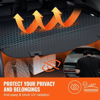 Cubierta de Carga Retráctil para Mazda, Cubierta de Maletero Impermeable Mejorada, Escudo de Seguridad y Sombra para Mazda CX-5 2017-2025 5 Plazas, Cubierta de Maletero Resistente a UV, Textura de...