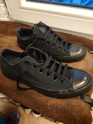 Converse lona negro