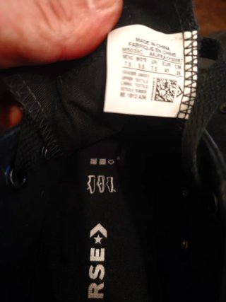 Converse lona negro