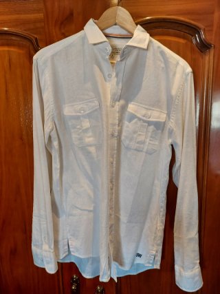 Camisa Lino Blanca Southwest Talla S