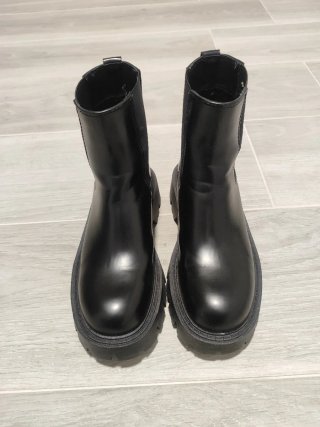 Stivali Zara Uomo Suola Spessa Nere