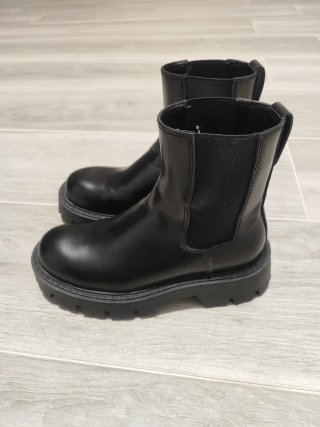 Stivali Zara Uomo Suola Spessa Nere