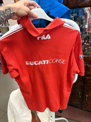 Polo Ducati Corse Fila Uomo Taglia M Rossa