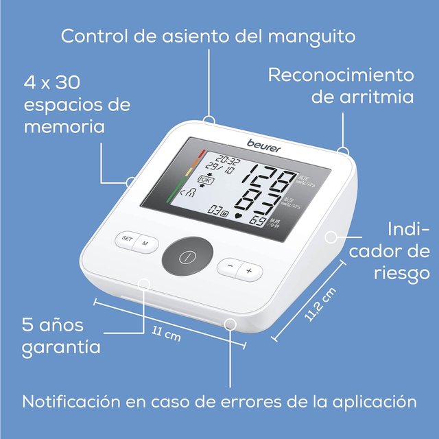 Tensiómetro Beurer BM 27 Digital Brazo