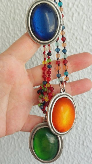 Collares verano con colgantes ovalados