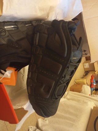 Nike Air More Uptempo Low Nero Taglia 44