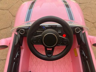 Coche eléctrico infantil rosa
