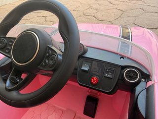 Coche eléctrico infantil rosa