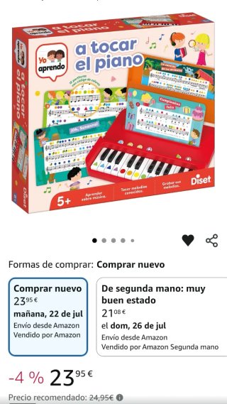 Piano Infantil Disset A Tocar el Piano