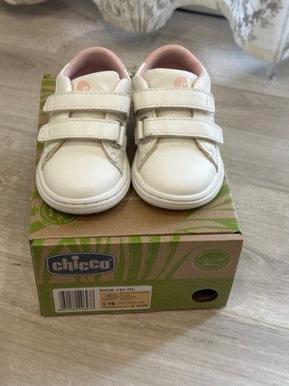 Chicco Scarpe Bambina Bianche/Rosa Tg. 19