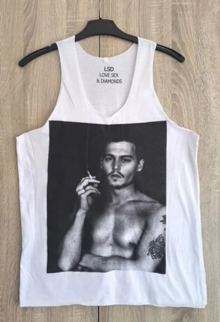 Camiseta Tirantes Johnny Depp LSD Talla L