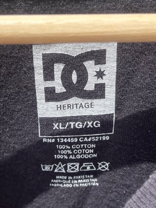 Camiseta DC Shoes Negra Talla XL