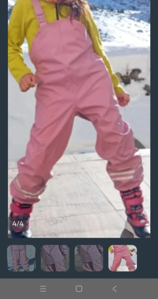 Mono y chaqueta de esquí para niña talla 7-9 años