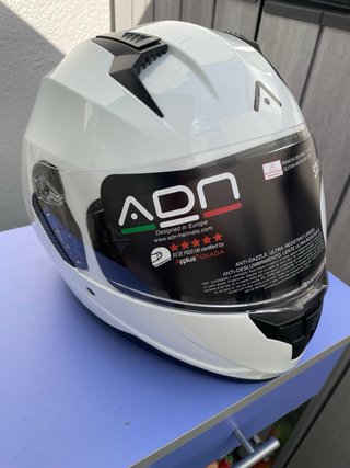 Casco de moto ADN STELVIO blanco