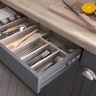 6 Pairs of 355.6mm Drawer Slides Side Mount Rails, Heavy Duty Full Extension Steel Track, Soft-Close Noiseless Guide Glides Cabinet Kitchen Runners with Ball Bearing, 100 Lbs Load Capacity