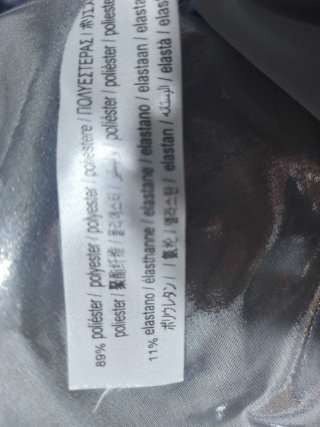 Falda larga metalizada plata Bershka