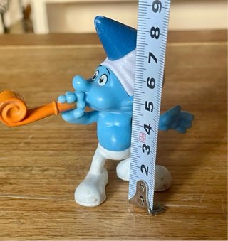 Pitufo de colección 9 cm con trompeta