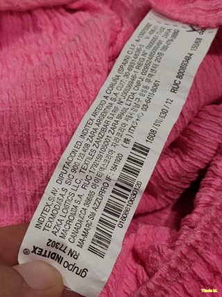 Vestido Mono Largo Niña Rosa Talla 11-12 Años