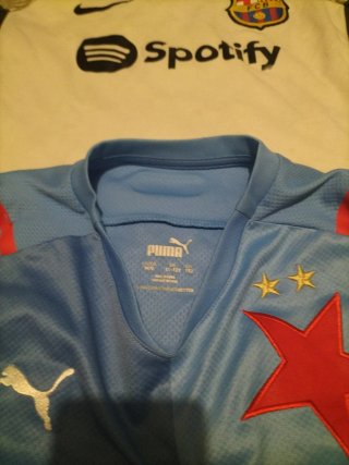 Camisetas FC Barcelona y Slavia Praga