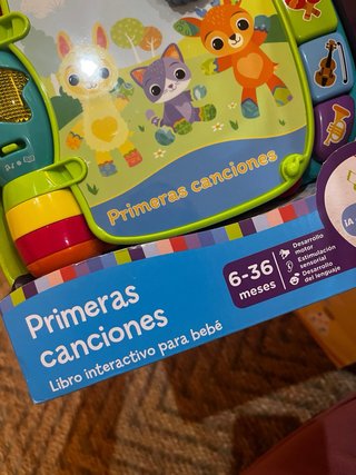 VTech-Baby Primeras Canciones | Libro Interactivo