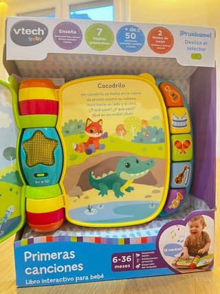 VTech-Baby Primeras Canciones | Libro Interactivo