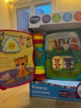 VTech-Baby Primeras Canciones | Libro Interactivo