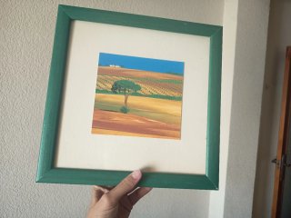 2 Cuadros Marco Verde por 6€ cada uno