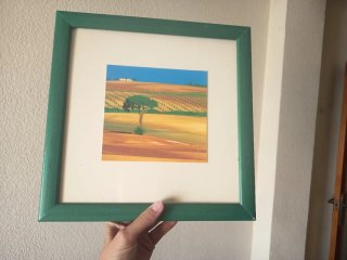 2 Cuadros Marco Verde por 6€ cada uno