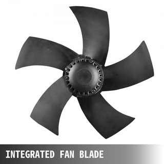 Extractor de ventilación industrial de 12 pulgadas ventilador comercial soplador de aire ventilador de escape axial de metal 300MM (300MM/12 pulgadas)