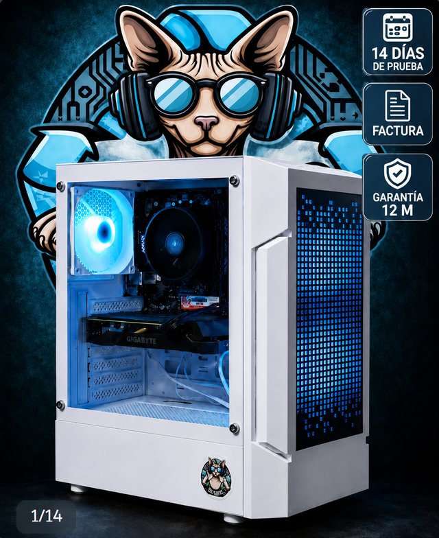 PC Gamer, RYZEN 5 5500, RTX 2060 6GB, NVMe 512GB