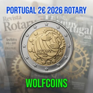 🇵🇹 PORTUGAL 2€ EUROS 2026 ROTARY