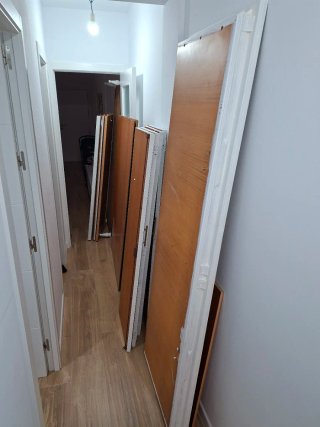 Armario 4 puertas blanco 210x64x187cm