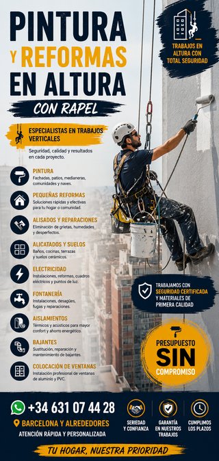 TRABAJOS VERTICALES Y ALTURA: