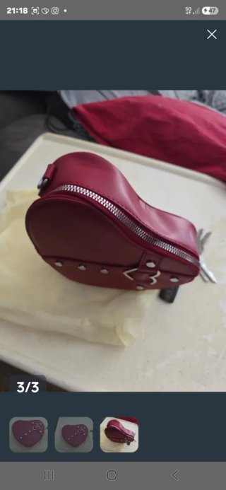 Bolso Corazón Rojo