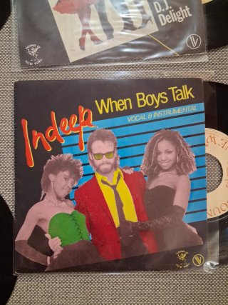 Indeep lote de 4 discos vinilo single 45 rpm 7"