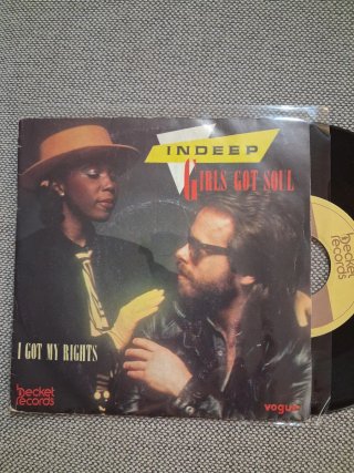 Indeep lote de 4 discos vinilo single 45 rpm 7"