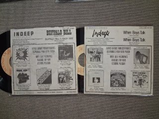 Indeep lote de 4 discos vinilo single 45 rpm 7"