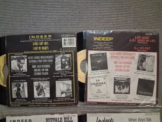 Indeep lote de 4 discos vinilo single 45 rpm 7"