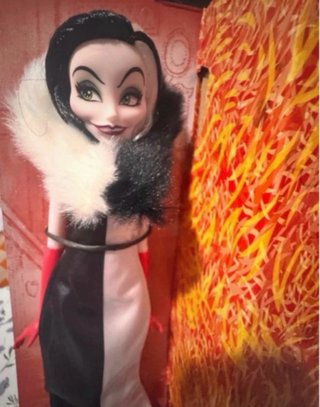 Muñeca Cruella De Vil Disney Villains