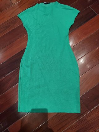 Vestito verde Zara Taglia S