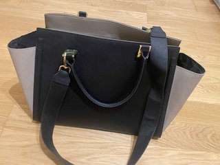 Bolso H&M Negro y Beige XL