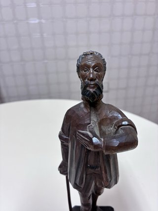 Figura Don Quijote tallada madera