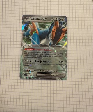 Cobalion EX Pokémon Carta Caos Creciente