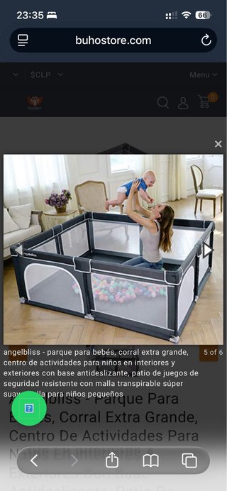 Parque Infantil Angelbliss extra grande