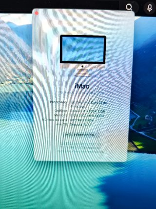Apple iMac 21,5 2019 A2116 Plata