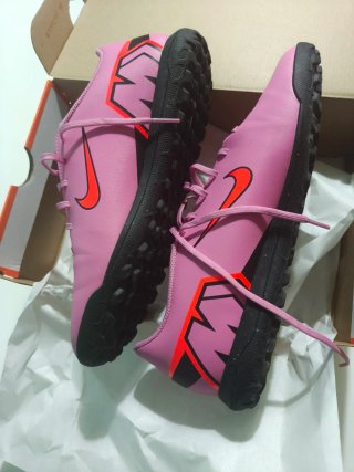 Zapatillas Nike Mercurial Rosa y Rojo