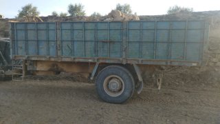 Carreta volquete sin documentación