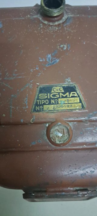 Contador Gas Antiguo Sigma