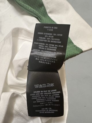 Camiseta Supreme x Vanson Manga Larga Blanca S