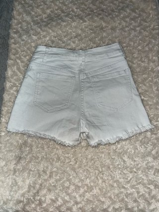 Falda Pantalón Vaquera Blanca